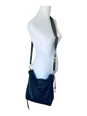 👜Fossil Maya Hobo - MINT Exterior! Pebbled Black Leather ,Deal